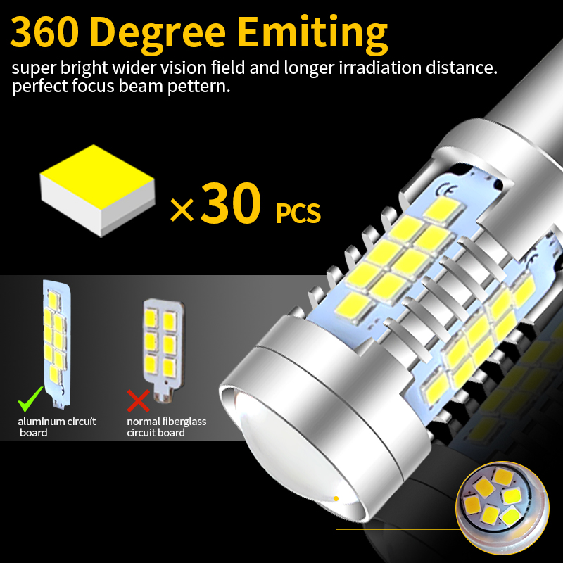Car Accessories Xl6 - 2x 30SMD LED Reverse Backup Light