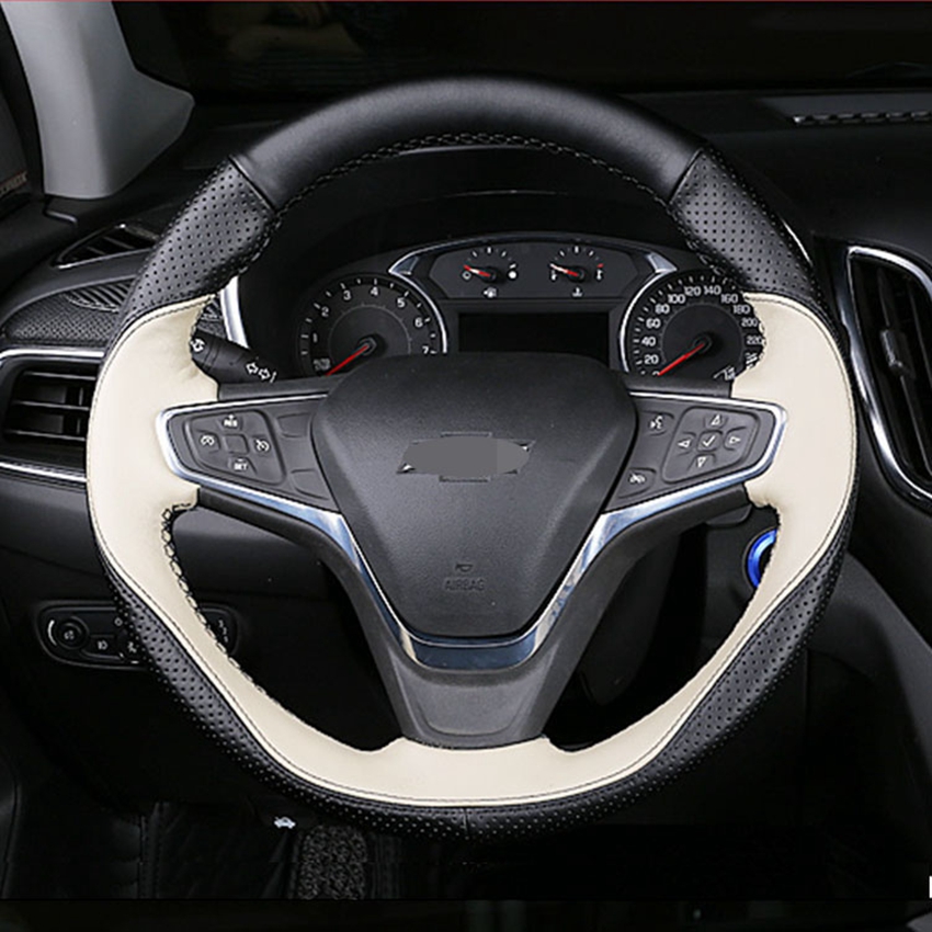 Car Accessories Xl6 - DIY Genuine leather Car Steering Wheel