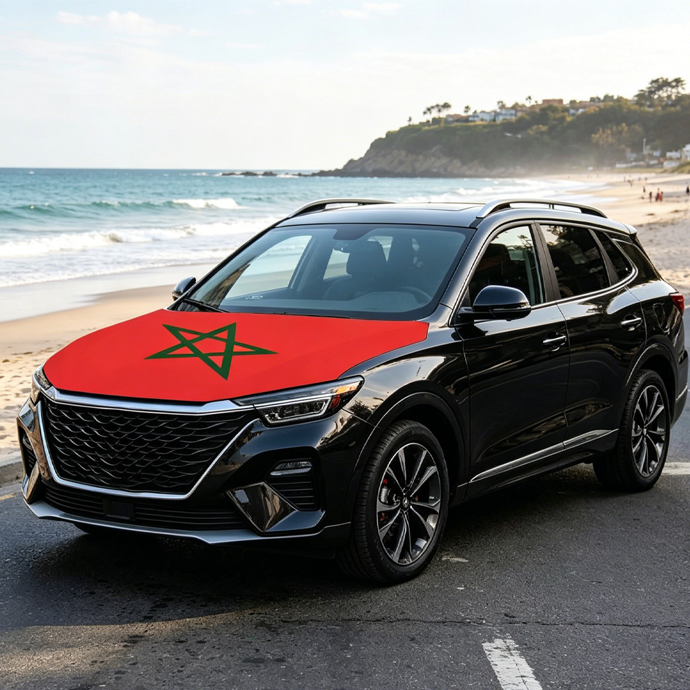 National Morocco Flag Banner C - огляд і ціна Car Accessories Banner