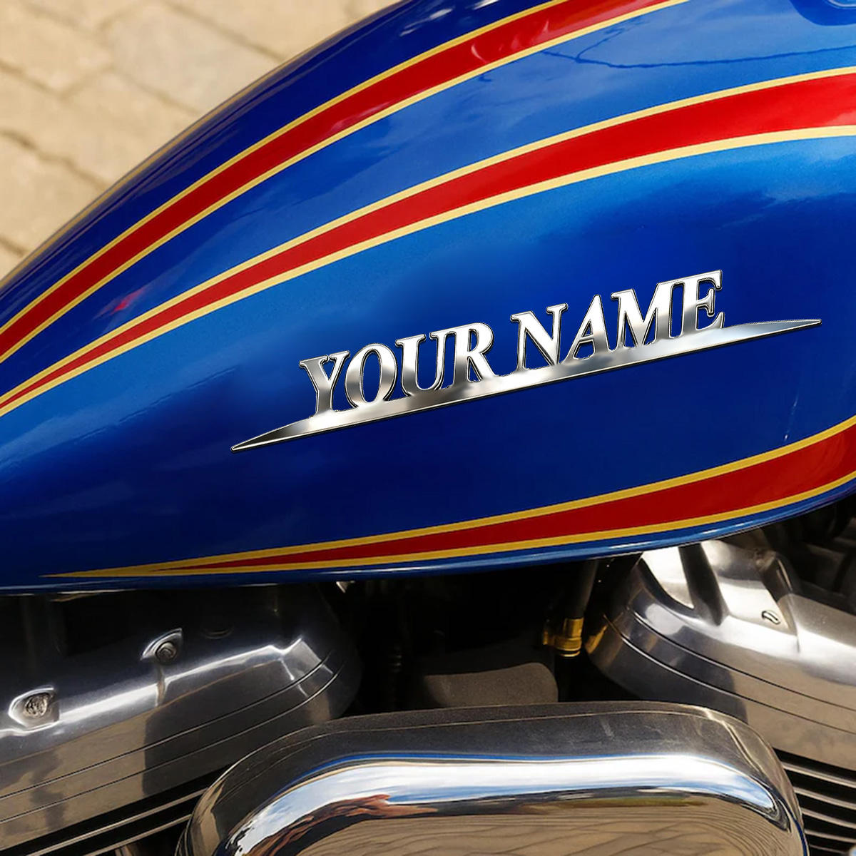 Metal Trendy YOUR NAME Sticker - огляд і ціна Car Accessories For Baby