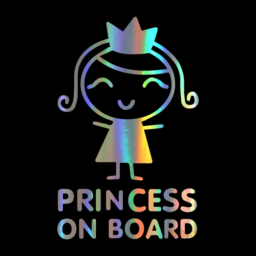 Car Stickers Personality Princ - огляд і ціна Car Accessories For Baby