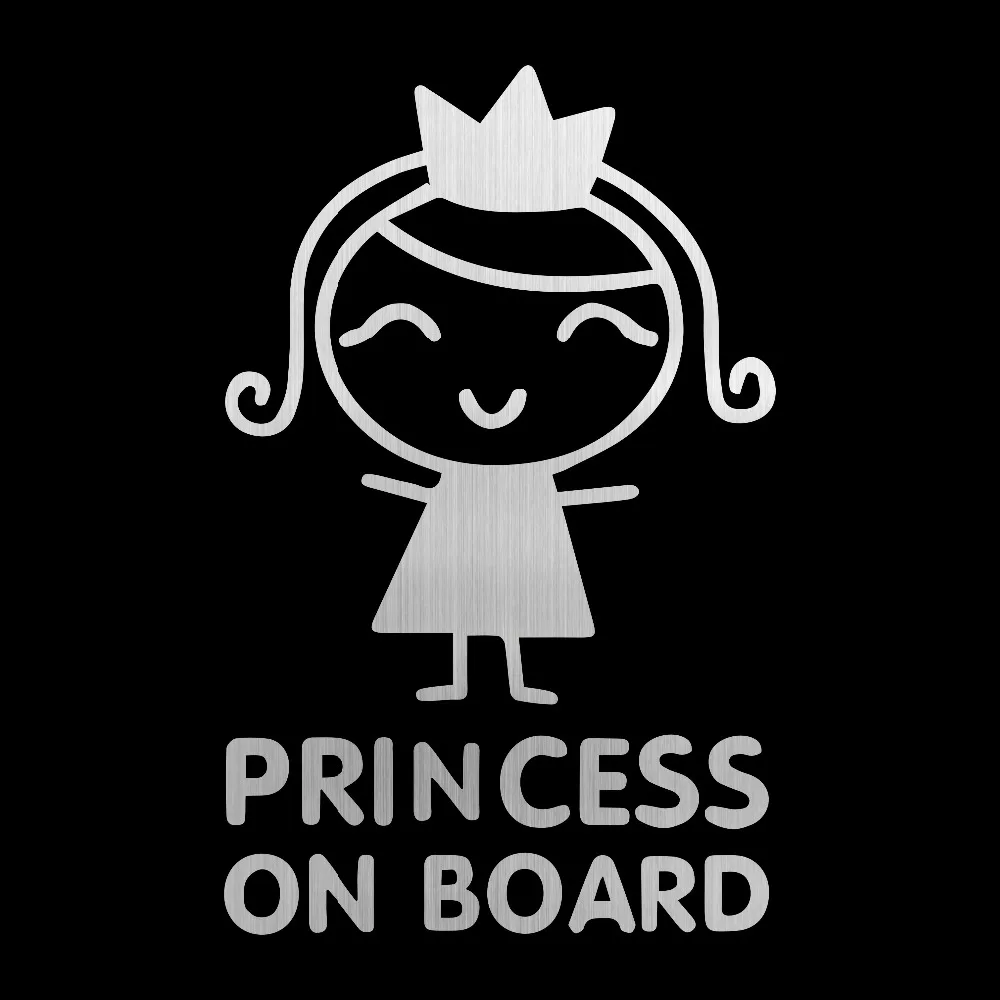 Car Stickers Personality Princ - огляд і ціна Car Accessories For Baby