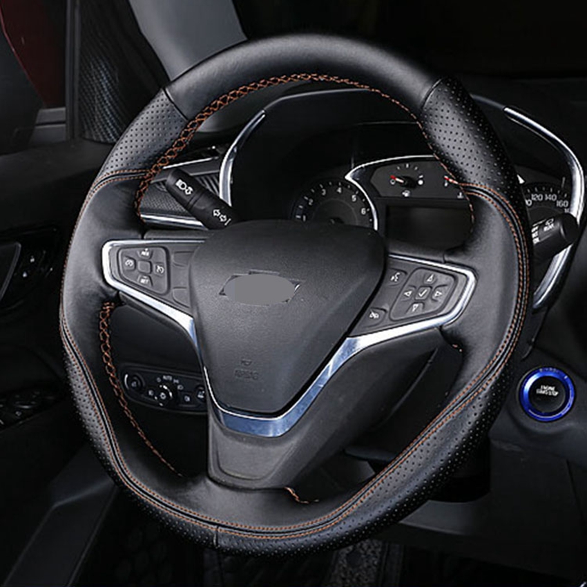 DIY Genuine leather Car Steeri - огляд і ціна Car Accessories Xl6