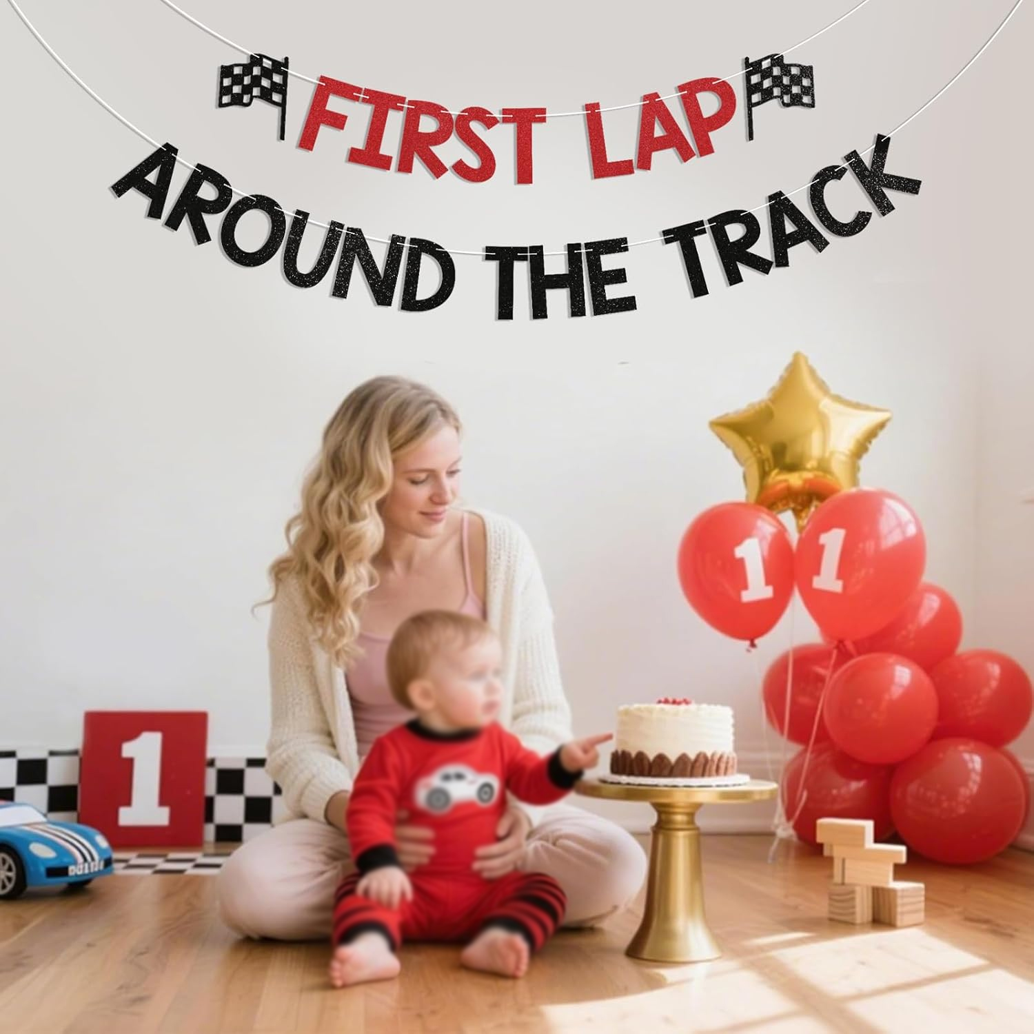 First Lap Around The Track Ban - огляд і ціна Car Accessories Banner