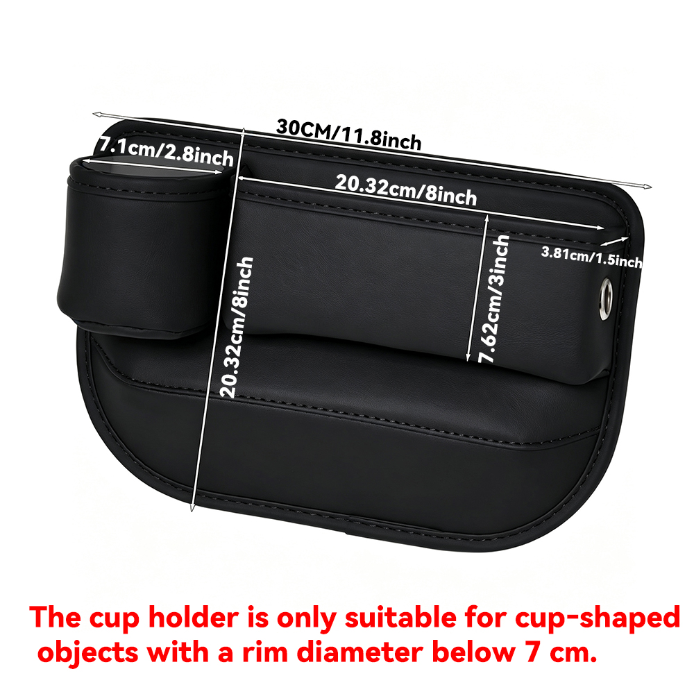 Leather Car Seat Gap Filler Or - огляд і ціна Car Seat Organizer